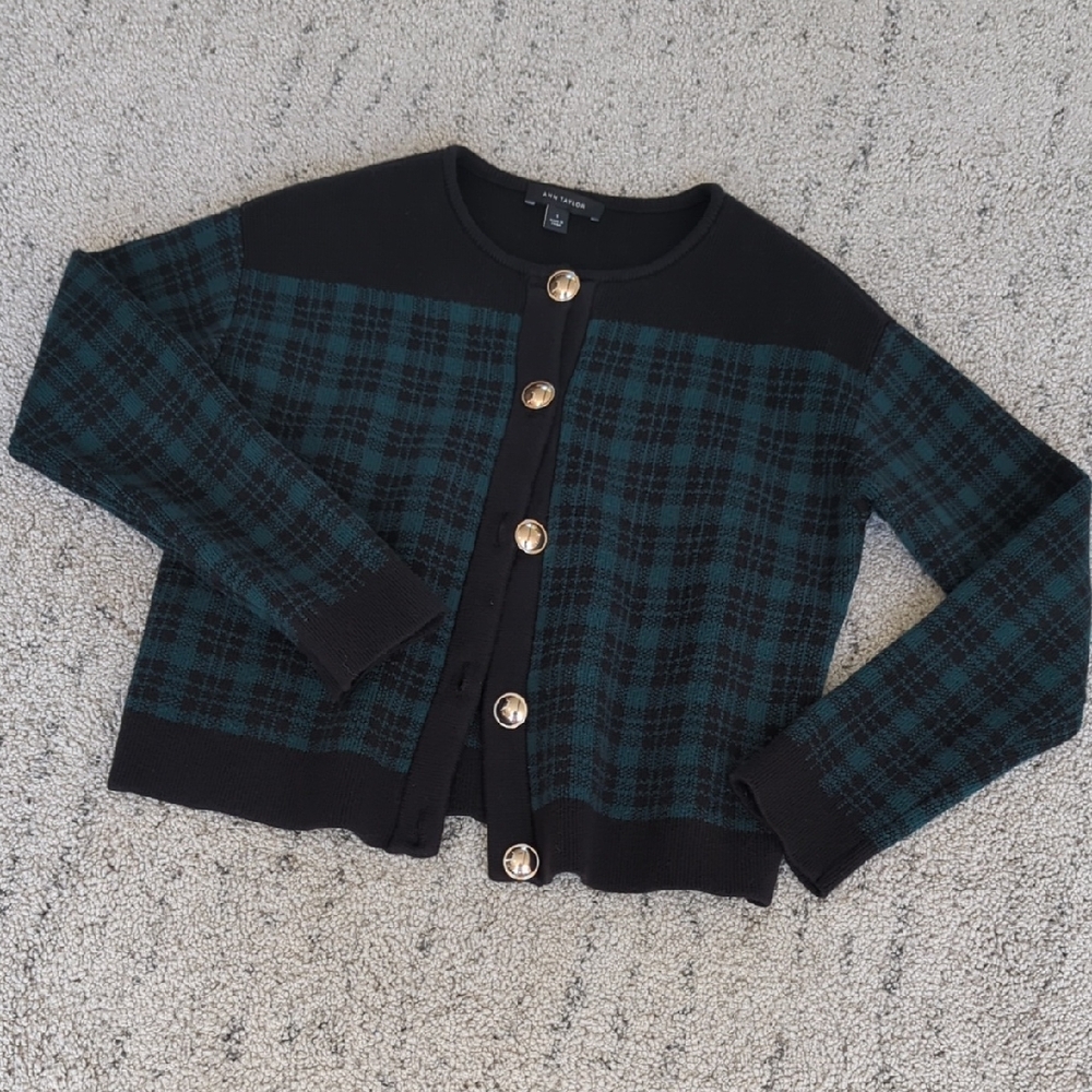 Ann Taylor Black Knit Sweater